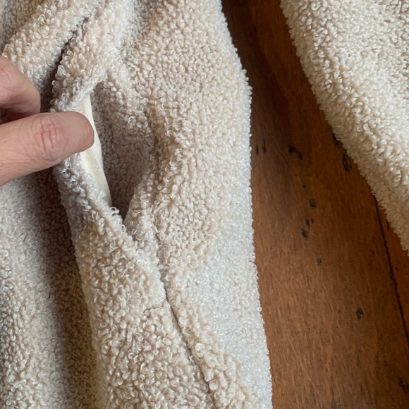 Shearling Faux Shirt Jacket Style Size M - Picture 3 of 6